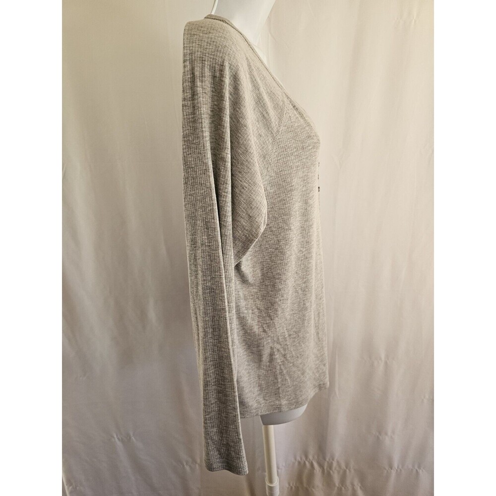 Charter Club Intimates Womens Ribbed Henley T-Shirt Pajama Top Size XL - Picture 2 of 9